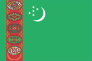Turkmenistan Flag Sticker