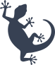 Turning Lizard Gecko Sticker