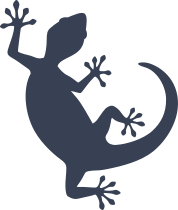 Turning Lizard Gecko Sticker