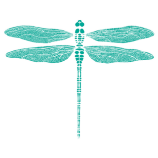Turquoise Dragonfly Sticker