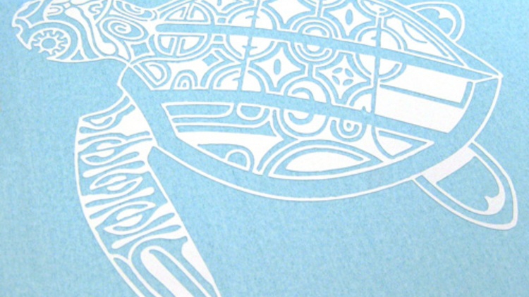 Turtle Custom Cut-Out Sticker