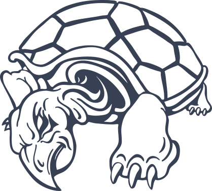 Turtle With Claws Sticker
