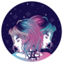 Twin Girls As Gemini Zodiac Sign Sticker