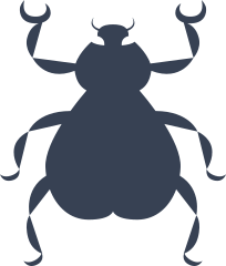 Twirled Beetle Sticker