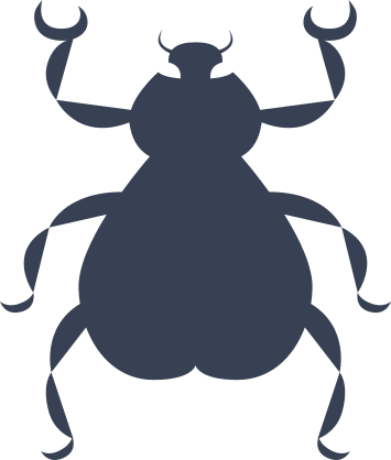Twirled Beetle Sticker