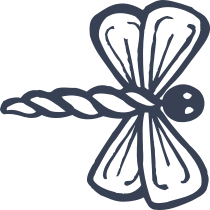 Twisted Dragonfly Sticker
