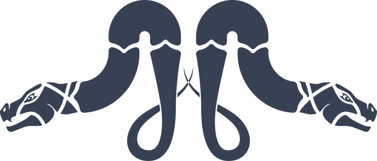 Two Angry Snake Sticker