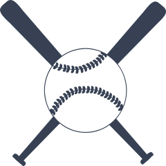 Two Bats & A Baseball Softball Sticker