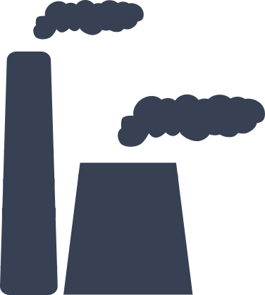 Two Buildings In Industry Sticker