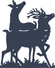 Two Deers Stickers