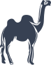 Two Hump Camel Sticker