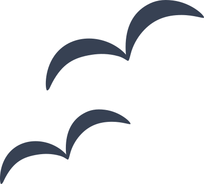 Two Hump Seagulls Sticker