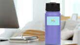 Two Lolipops Sticker on a Water Bottle (New) example