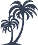 Two Lovely Palm Trees Sticker