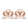 Two Shih Tzu Dogs Sticker