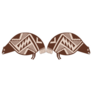 Two Stylized Partridge Birds Sticker