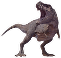 Tyrannosaurus Rex Roaring Sticker