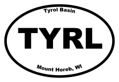 Tyrol Basin Oval Sticker