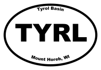 Tyrol Basin Oval Sticker