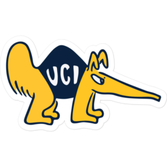 UC Irvine Anteaters NCAA Logo Sticker