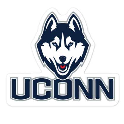 UConn Huskies NCAA Logo Sticker
