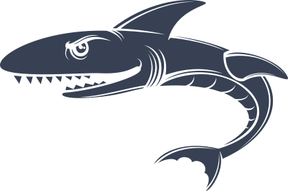 Ugly Shark Sticker