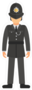 UK Police Officer In Uniform Sticker