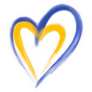 Ukraine Heart, Concept Art Of Ukrainian Flag Sticker