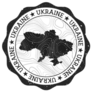 Ukraine Outdoor Stamp Round Sticker
