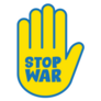 Ukraine Stop War Sign Sticker