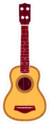 Ukulele Hippie Sticker