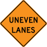 Uneven Lanes Sticker