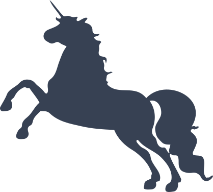 Unicorn Jumping Sticker