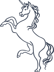 Unicorn Outline Sticker
