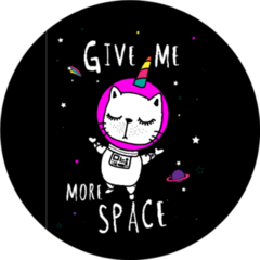 Unicorn Space Cat Sticker