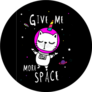 Unicorn Space Cat Sticker