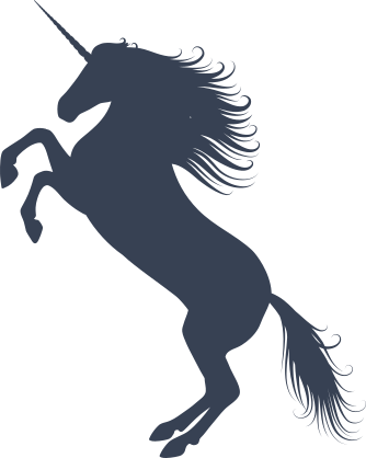 Unicorn With Pretty Hair Sticker