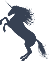Unicorn With Pretty Hair Sticker