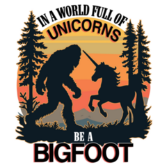 Unicorns And Bigfoot Sticker