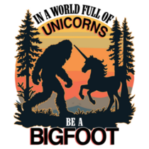 Unicorns And Bigfoot Sticker
