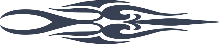 Unique Flames Border Sticker