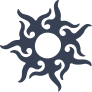 Unique Sun Sticker