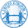 United Kingdom Passport Stamp Sticker