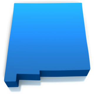 United States New Mexico Map Sticker