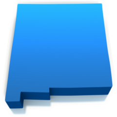 United States New Mexico Map Sticker