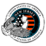United States Of America New Jersey Illustration Sticker