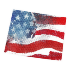 United States Of America. Watercolor Of Wyoming Sticker