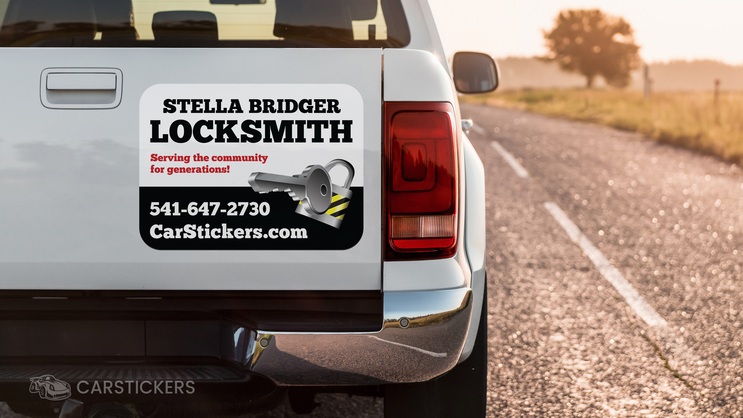 Updated Locksmith Car Door Magnet Image