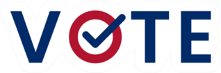 Us American Presidential Election 2020 Vote Sticker