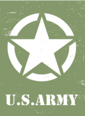 Us Army Symbol Rectangle Sticker